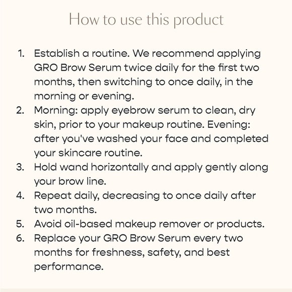 NEW Vegamour GRO Brow Serum - Picture 10 of 11